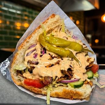Kebab med bröd